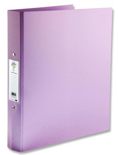 PREMTO PASTEL A4 PP RINGBINDER - PASTEL 4 ASST.