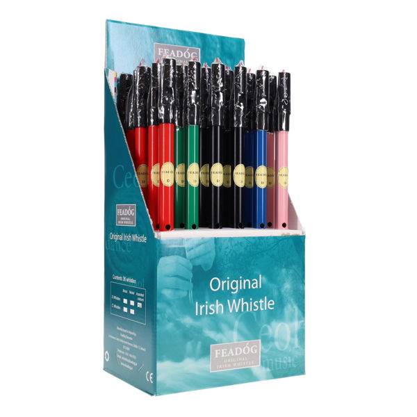 FEADOG TIN WHISTLE - ORIGINAL 5 ASST colours-Key of D