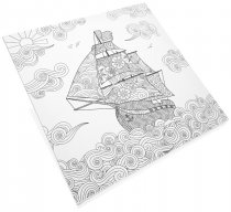 ICON 500x500mm COLOUR MY CANVAS - SHIP