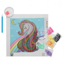 ICON DIAMOND PAINTING KIT 20x20CM - UNICORN-LAST ONE REMAINING