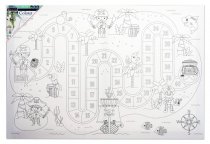ICON 400x600mm COLOUR MY CANVAS - PIRATE PUZZLE