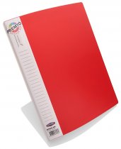 PREMTO A4 40 POCKET DISPLAY BOOK - KETCHUP RED
