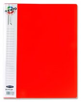 PREMTO A4 40 POCKET DISPLAY BOOK - KETCHUP RED