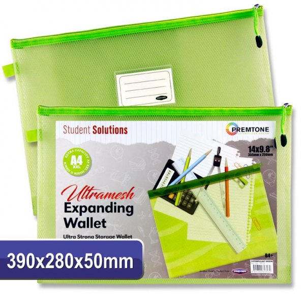 PREMTONE B4+ ULTRAMESH EXPANDING WALLET - CATERPILLAR GREEN