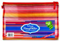 EMOTIONERY A4+ FANCY ZIP FOLDER - RAINBOW 3 ASST.