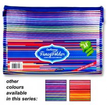EMOTIONERY A4+ FANCY ZIP FOLDER - RAINBOW 3 ASST.